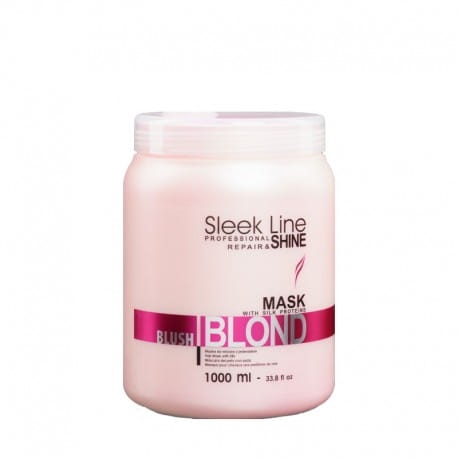STAPIZ Sleek Line BLUSH BLOND - Maska różowa do włosów blond 1000ml