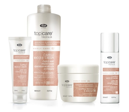 Lisap Curly Care Zestaw do włosów kręconych - szampon 1000ml + maska 500ml + odżywka 150ml + pianka do loków 250ml