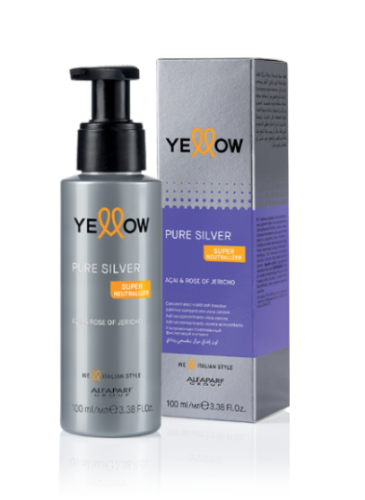 YELLOW Silver PURE SILVER Fioletowy pigment do włosów 100ml