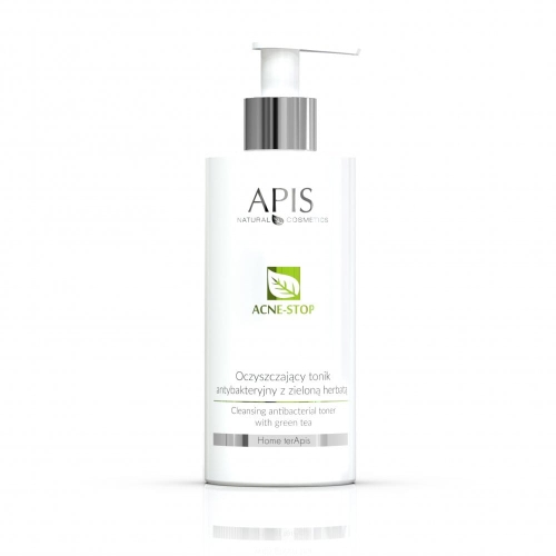 APIS Acne stop - Tonik antybakteryjny z zieloną herbatą 300ml na trądzik