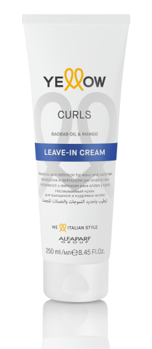 YELLOW CURLS - Odżywka bez spłukiwania do włosów kręconych i falowanych 250ml