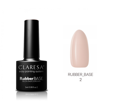 CLARESA Rubber base 2 - Baza kauczukowa nr 2 5ml