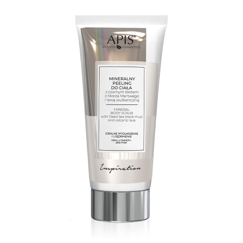 Apis Mineralny peeling do ciała  z czarnym błotem z Morza Martwego i lawą wulkaniczną 200g