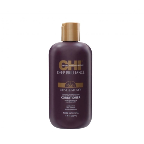 CHI Deep Brilliance  - Odżywka nawilżająca do włosów zniszczonych i kręconych  355ml 