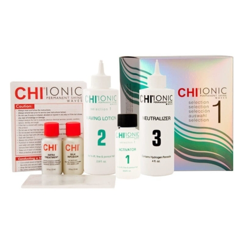CHI Ionic Permanent Shine Waves Selection 1 - Trwała ondulacja bez amoniaku Włosy cienkie, delikatne i rozjaśniane