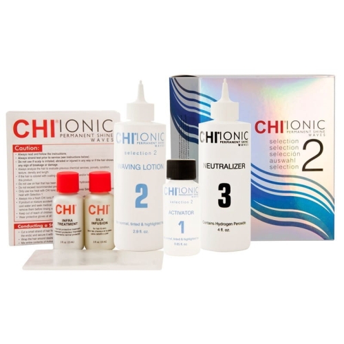 CHI Ionic Permanent Shine Waves Selection 2 - Trwała ondulacja bez amoniaku Włosy normalne, farbowane lub rozjaśniane do 50%