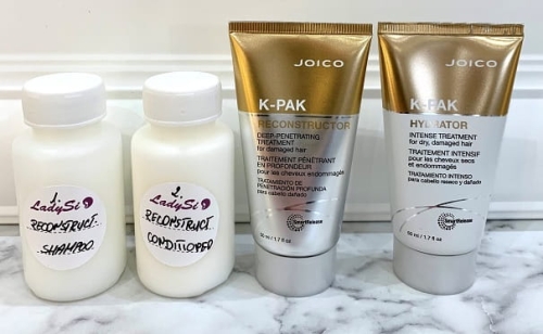 JOICO K-PAK Zestaw Domowa odbudowa 4x50ml 