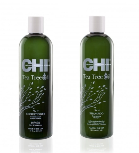 CHI TEA TREE OIL - Zestaw z olejkiem z drzewa herbacianego  Szampon 340ml + Odżywka 340ml