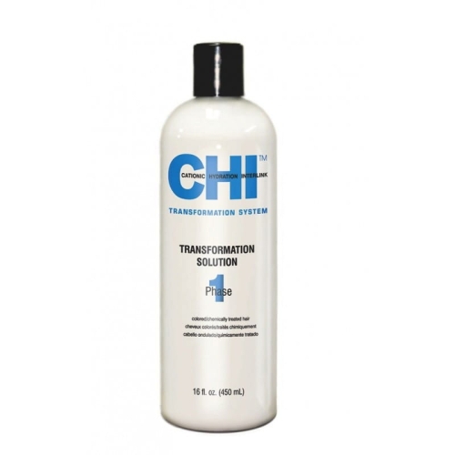 CHI TRANSFORMATION SOLUTION -  Faza 1 Płyn prostujący do włosów farbowanych, traktowanych chemicznie 