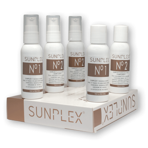 SUNPLEX Zestaw do odbudowy włosów 5x50ml