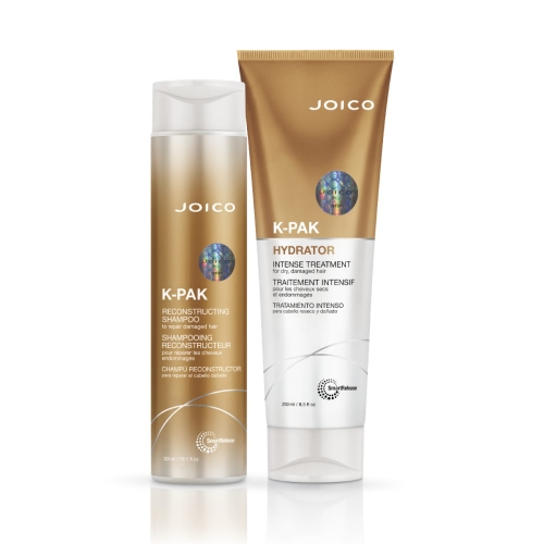 JOICO K-PAK ZESTAW Szampon rekonstrukcja 300ml + Hydrator 250ml