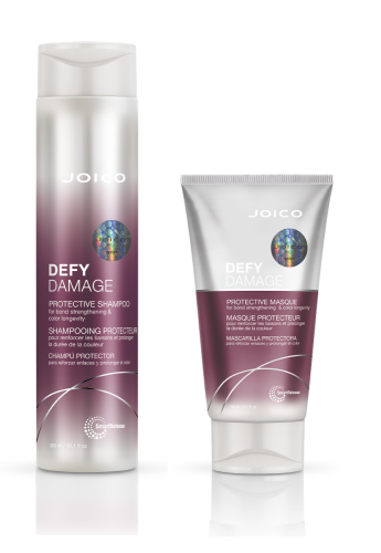 Joico Defy Damage  Zestaw do włosów zniszczonych i farbowanych Szampon 300ml + Maska 150ml