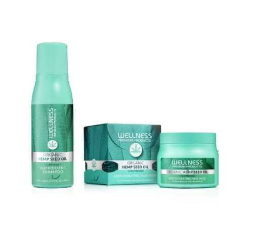 Wellness Premium Deep Hydrating Zestaw głęboko nawilżający do włosów zniszczonych Szampon i Maska 2x500ml