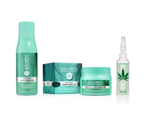Wellness Premium Deep Hydrating Zestaw głęboko nawilżający do włosów zniszczonych Szampon 500ml Maska 500ml Ampułka 10ml