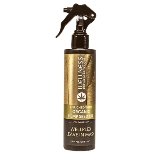 Wellness Premium Wellplex Maska wzmacniająca w sprayu do włosów delikatnych i farbowanych bez spłukiwania 250ml