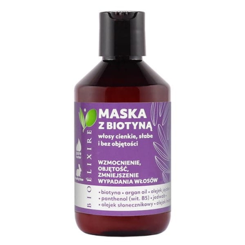 Bioelixire biotyna - Maska do włosów cienkich i wypadających 300ml