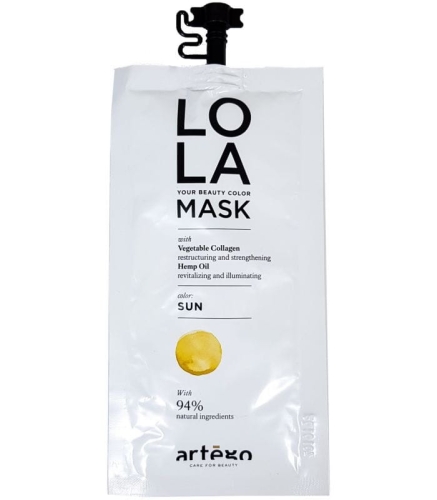 Artego Lola maska koloryzująca do włosów Sun złocista 20ml
