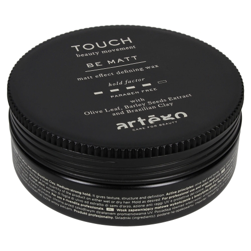 Artego touch be matt Wosk matujący do włosów 100ml