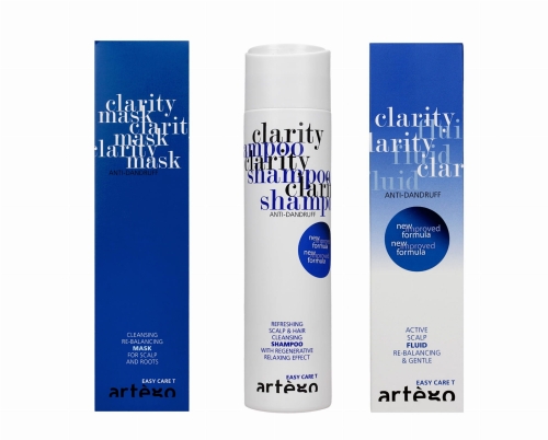 Artego easy care t clarity Zestaw przeciwłupieżowy maska 150ml szampon 250ml fluid 100ml