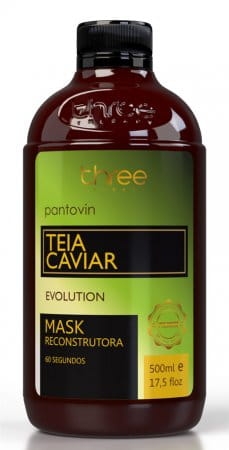 Three therapy teia caviar Maska odbudowująca po nanoplastii 500ml