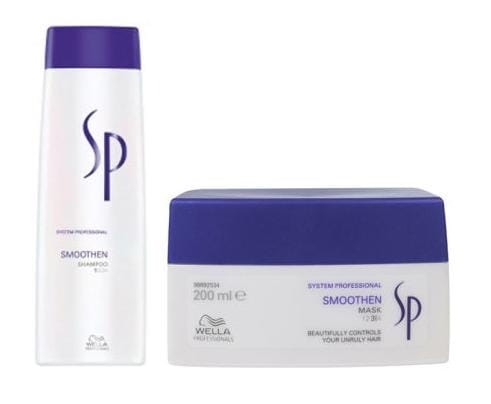 WELLA SP SMOOTHEN - Szampon + maska wygładzanie 250ml + 200ml