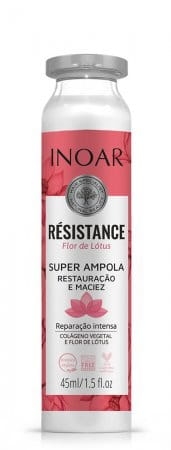 Inoar resistance lotus Ampułka wzmacniająco regenerująca do włosów 45ml