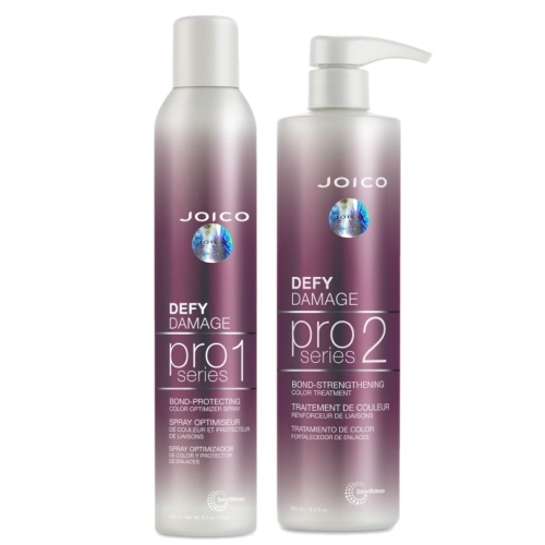 JOICO DEFY DAMAGE PRO ZESTAW do farby  - Spray ochronny przed farbowaniem + maska regenerująca 