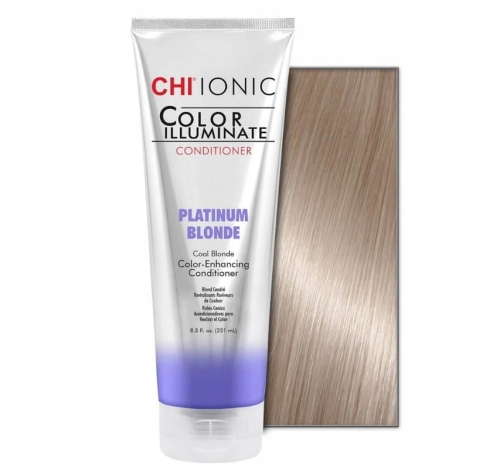 Chi ionic color illuminate conditioner platinum blonde Odżywka koloryzująca do włosów platynowy blond 251ml