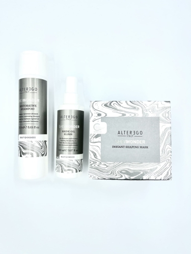 ALTER EGO SHE WONDER Zestaw regenerujący - Szampon 250ml + Maska 300ml + Olejek 150ml