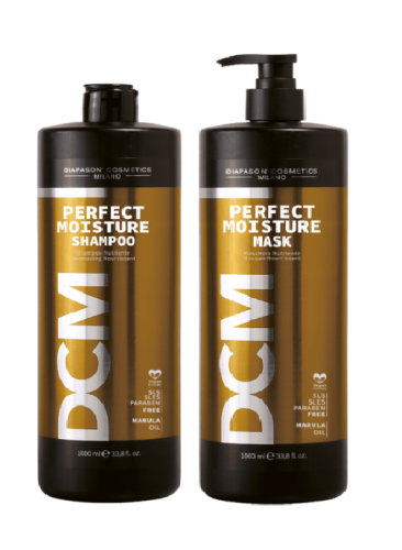 Diapason perfect moisture Zestaw nawilżający do włosów szampon i maska 2x1000ml