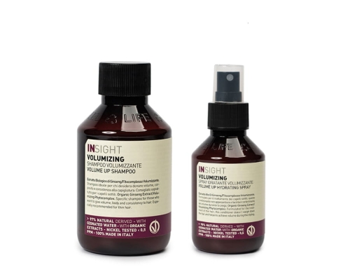 Insight Volume Zestaw do włosów cienkich szampon na objętość 100ml odżywka nawilżająca bez spłukiwania 100ml