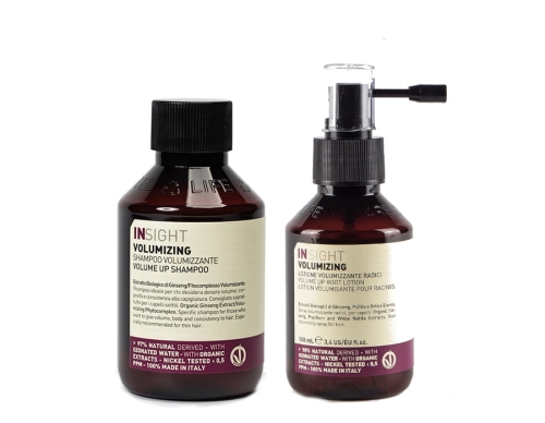 Insight Volume Zestaw do włosów cienkich Szampon 100ml + Spray nadający objętość 100ml