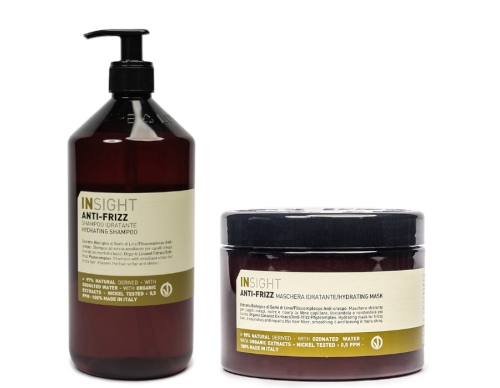 Insight Anti-frizz Zestaw nawilżająco-wygładzający do włosów szampon 900ml maska 500ml
