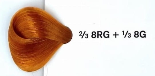 JOICO VERO K-PAK farba Szafranowy Miedziany Blond 2/3 8RG + 1/3 8G   