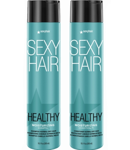 Sexy hair healthy moisturizing Zestaw nawilżający do włosów szampon 300ml odżywka 300ml