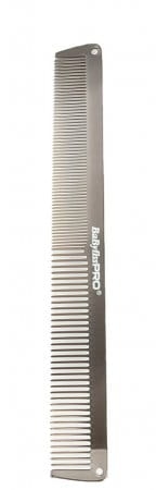 Babyliss pro gunsteel fx Metalowy grzebień do strzyżenia włosów 19cm grafitowy M3843E