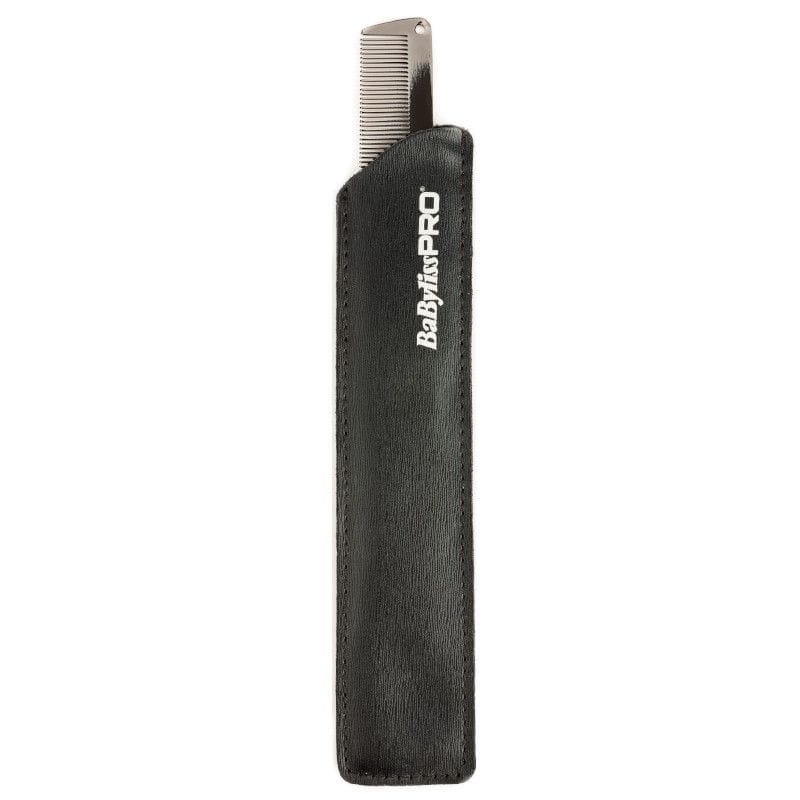 Babyliss Pro Grzebień metalowy grafitowy do włosów 19cm.jpg