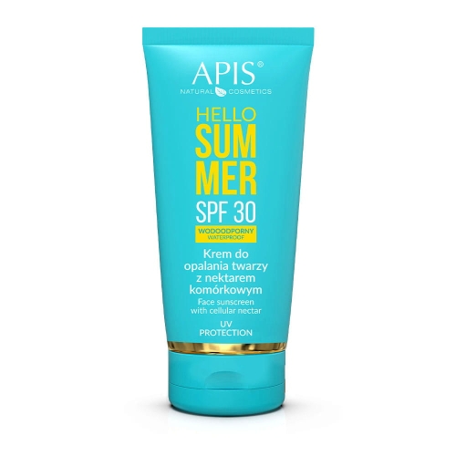 Apis hello summer Krem do opalania twarzy z nektarem komórkowym SPF 30 50ml
