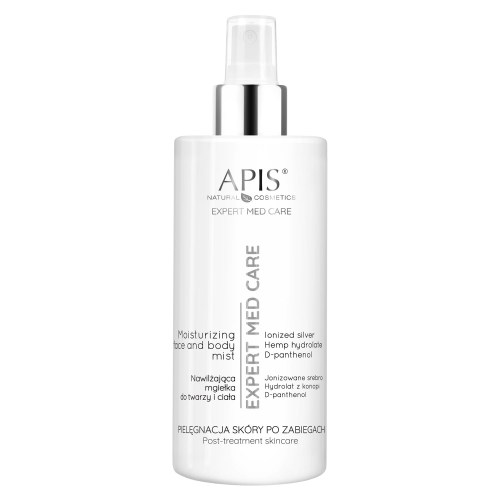 Apis expert med care Nawilżająca mgiełka do twarzy i ciała z jonizowanym srebrem 300ml
