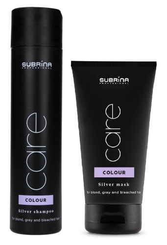 Subrina colour silver Fioletowy szampon 250ml i maska do blondu 150ml