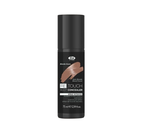 Lisap retouch Spray koloryzujący włosy na odrosty Dark blonde ciemny blond 75ml
