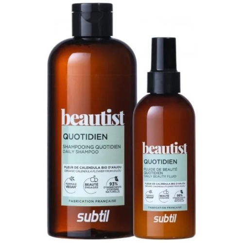 Subtil beautist Zestaw do codziennej pielęgnacji włosów szampon 300ml fluid 200ml