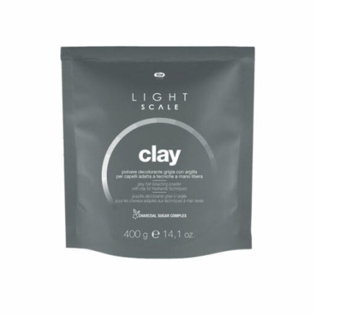 Lisap light scale clay Glinka rozjaśniająca do włosów do 4 tonów 400g