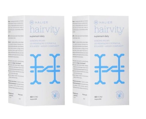 Halier hairvity Tabletki przeciw wypadaniu włosów dla kobiet 2x 60szt