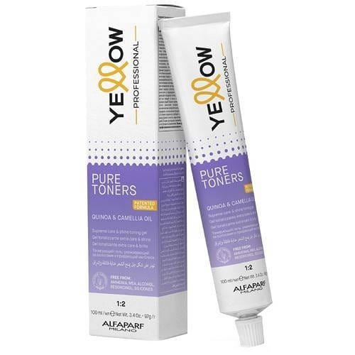 Yellow pure toners Farba toner do włosów bez amoniaku 100ml