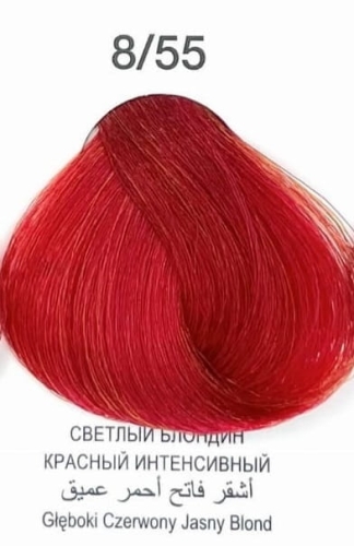 Diapason Farba do włosów 8/55 Jasny blond intensywnie czerwony 100ml