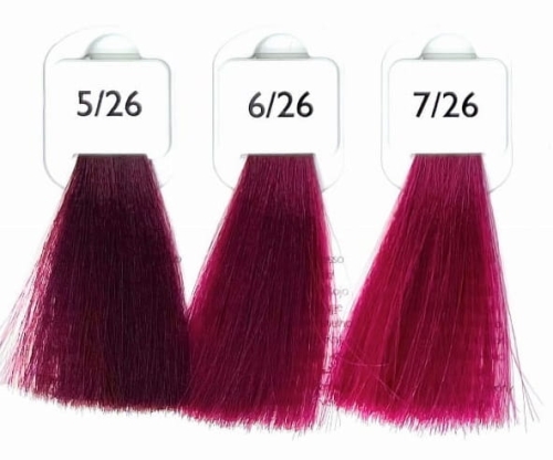 Alter ego Techno fruit Color Keratynowa farba do włosów 6/26 ciemny blond opalizująco czerwony 100ml