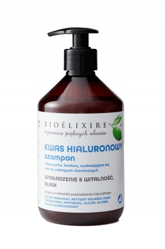 BIOELIXIRE ARGAN - Szampon arganowy nawilżający do włosów 500ml