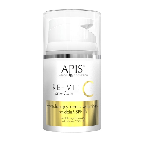 Apis re-vit c Home Care Rewitalizujący krem z witaminą c na dzień spf 15 50ml