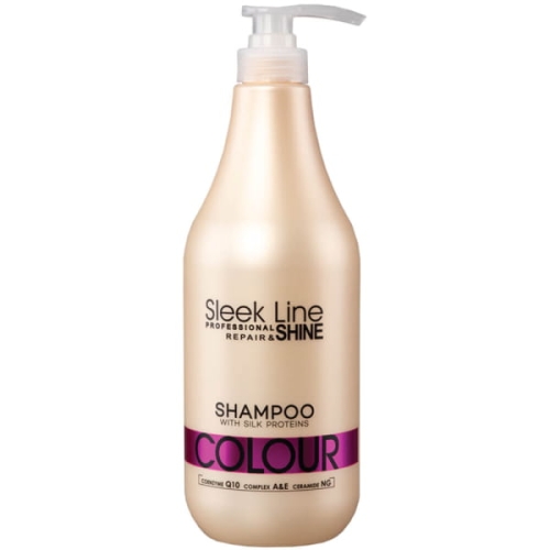 STAPIZ Sleek Line Colour - Szampon do włosów farbowanych 1000ml